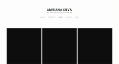 Desktop Screenshot of marianasilva.com